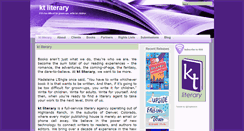 Desktop Screenshot of ktliterary.com