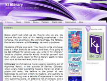 Tablet Screenshot of ktliterary.com